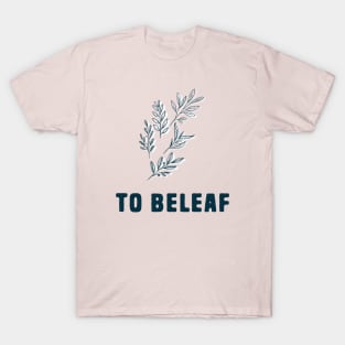 Funny Leaf Pun T-Shirt